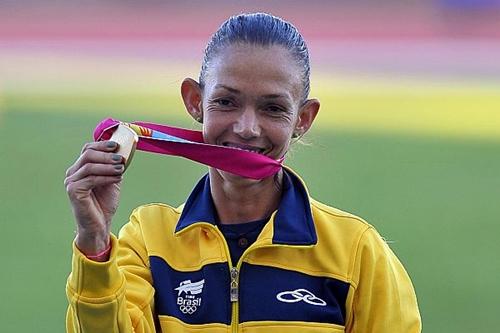 Adriana Aparecida faz índice para o Mundial de Pequim, em 2015 / Foto: Wagner Carmo / CBAt